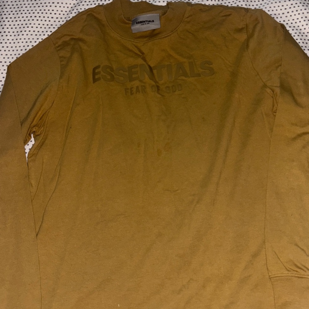 Fear of God Essentials Brown Tee